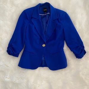 Xoxo blue jacket with 3/4 sleeves